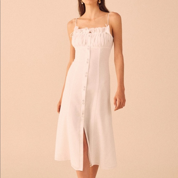 PERFECT PART MIDI DRESS IVORY - Picture 2 of 3